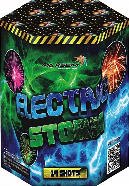Батарея салютов Electric storm 19 зарядов  