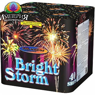 Батарея салютов Bright storm (Брайт стом - Яркий шторм)  